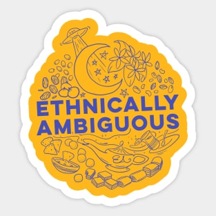 Ethnically Ambiguous Circle Sticker